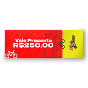 Vale Presente no Valor de R$ 250,00 na KF Bikes