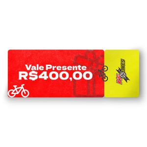 Vale Presente no Valor de R$ 400,00 na KF Bikes