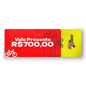 Vale Presente no Valor de R$ 700,00 na KF Bikes