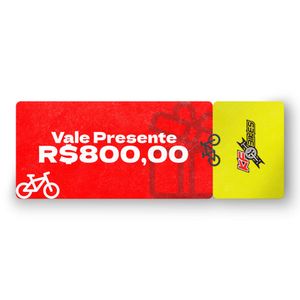 Vale Presente no Valor de R$ 800,00 na KF Bikes