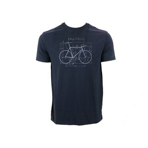 Camiseta Bicicleta Casual Skin Fitter G Preta