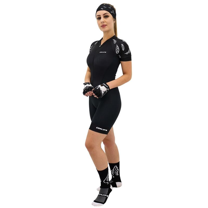 macaquinho-ciclismo-feminino-hupi-preto-branco-asas-forro-gel-confortavel-bolsos-traseiros