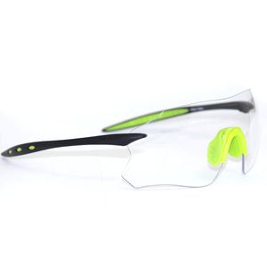 Óculos Absolute Prime SL MTB Pto/Vrd Neon Lente Transparente