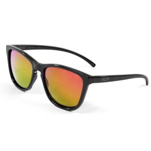 Óculos Hupi Paso Preto com Lente Espelhada UV-400 Vermelha