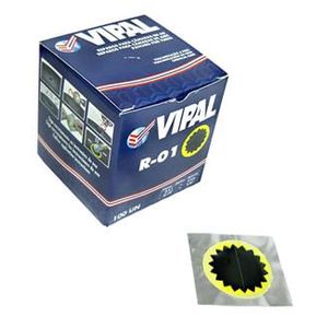 Remendo Tip Top Vipal R-01 40mm Cx c/100 Unidades