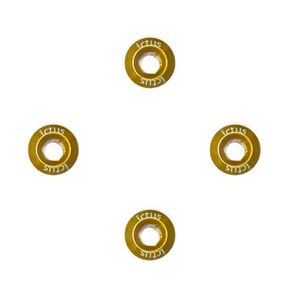 Parafuso de Coroa Ictus Alumínio Dourado (4 PÇS)