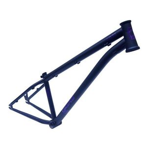 Quadro Gios Code 26 Cromoly Tapered Preto Fosco/Roxo