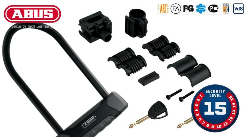 Supporto Per Lucchetto ABUS USH 540 - Trasporto Comodo Del Lucchetto A U Sul Telaio - Foto 4